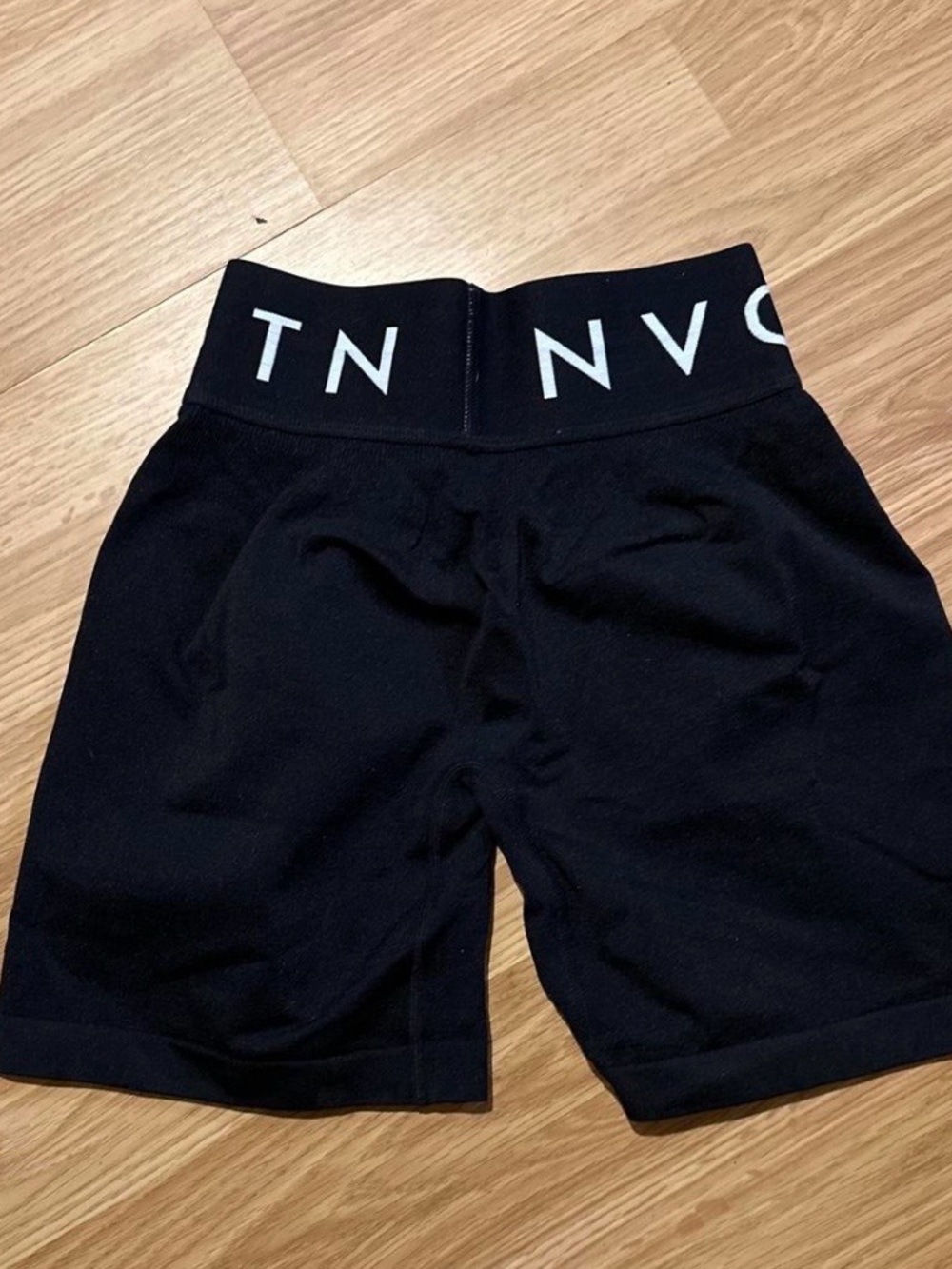 Black NVGTN High-Waist Athletic Shorts